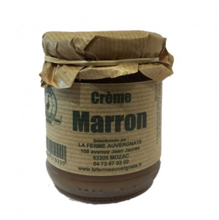Crème de marrons 220 gr - Confiserie Azuréenne